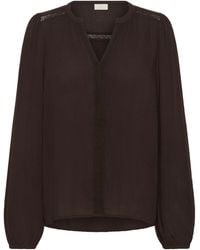 Kaffe - Bluse Kastine Amber - Lyst