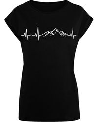 F4NT4STIC - T-Shirt 'Mountain Heartbeat' - Lyst
