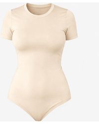 LEAFLETIC - Body Short Sleeve Crew Neck Bodysuit - Lyst