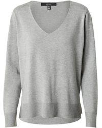 Vero Moda - Strickpullover VMSILJE LS V-NECK PULLOVER GA NOOS - Lyst