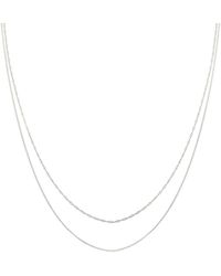 Elli Jewelry - Halskette Layer Basic Kette, Choker - Lyst
