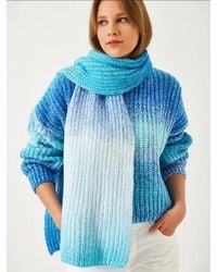Bianco Lucci - Set: Pullover Und Schal - Lyst