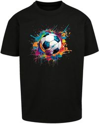 F4NT4STIC - T-Shirt Bunte Fußball Grafik - Lyst