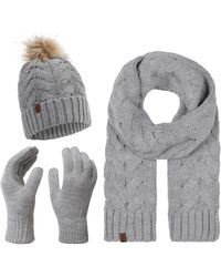 Rock Creek - Set: Schal, Mütze Und Handschuhe - Lyst