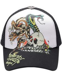 Ed Hardy - Cap Snake And Skull - Lyst