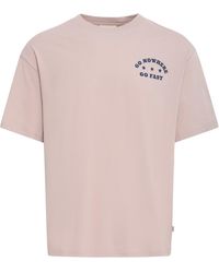 Solid - Rundhalsshirt Mit Backprint Sdustance - Lyst