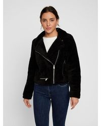 Vero Moda Kunstlederjacke - Schwarz