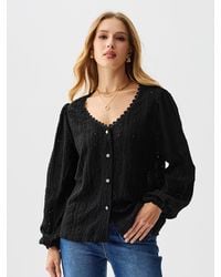 CUPSHE - Bluse Long Sleeve - Lyst