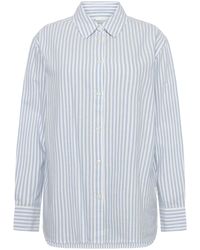 Knowledge Cotton - Bluse Oxford - Lyst