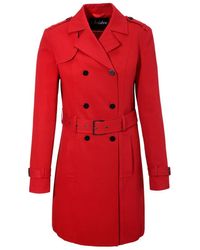 Damen Bekleidung Mäntel Regenjacken und Trenchcoats Aniston CASUAL Trenchcoat in Rot 