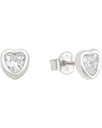 Amor - Ohrstecker Herzen - Lyst
