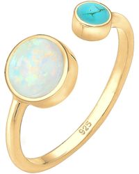 Elli Jewelry - Ring Opal - Lyst