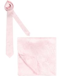 Burton Krawatte und einstecktuch - Pink