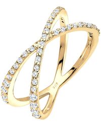 Elli Jewelry - Ring 'kreuz' - Lyst