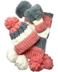 Kumixi - Mütze Set: Mütze & Loop Schal & Handschuhe - Lyst