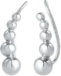 Elli Jewelry - Ohrringe Ear Climber, Kugel Geo - Lyst