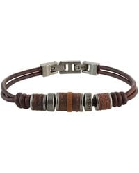 Fossil Lederarmband »Anker, VINTAGE CASUAL, JF02883040« in Blau für Herren  | Lyst AT