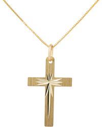 Firetti - Kette Mit Anhänger, Kreuz - Lyst