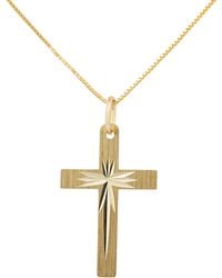 Firetti - Kette Mit Anhänger, Kreuz - Lyst