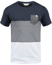 Solid - Gestreiftes T-Shirt Malte Mit Brusttasche - Lyst