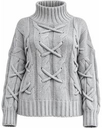 Worldclassca - Strickjacke Strick Pullover Mit Stehkragen - Lyst