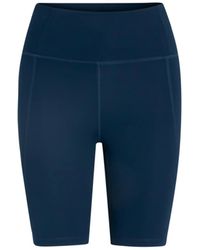 GIRLFRIEND COLLECTIVE Radlerhose Aus Stretch-technostoff in Blau Damen Bekleidung Kurze Hosen Knielange Shorts und lange Shorts 