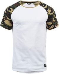 Solid - Rundhalsshirt 'cahil' - Lyst