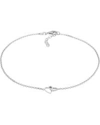 Elli Jewelry - Fußkette Herz - Lyst