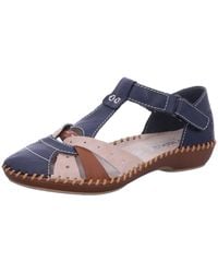 Rieker - Sandale Sandalette Damen M1655-14 Kunststoff (Synthetik) - Lyst