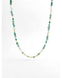 Nemomatheo - Kette Aqua Libera Steinchip-Perlenkette - Lyst
