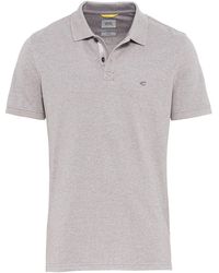Camel Active - Kurzarm Poloshirt Aus Nachhaltigem Baumwollmix - Lyst