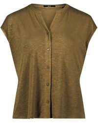 Zero - Shirt Mit Knopfleiste - Lyst