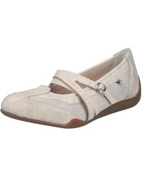 Rieker - Riemchenballerina Schlupfschuh, Flats, Slipper mit Mesheinsatz - Lyst