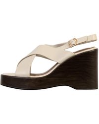 Super Mode - Sandale Sandalen Mit Keilabsatz Und Riemchen Von R And Be - Lyst