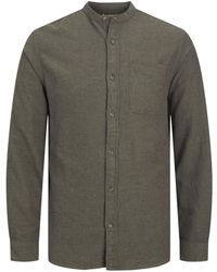 Jack & Jones - Langarmhemd Band (1-tlg) - Lyst