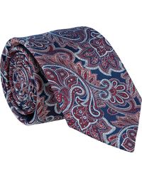 Willen - Krawatte Marine Paisley - Lyst