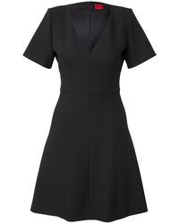 HUGO - Kleid 'Keviola' - Lyst