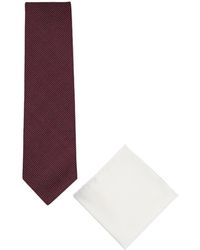 REAL GUYS - Set Krawatte Mit Passendem Einstecktuch - Lyst