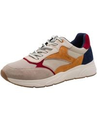 Tamaris - Sneaker Freizeitschuh, Schnürschuh Mit Modischen Kontrastbesätzen, Für Herren - Lyst