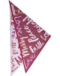 Codello - Jacquard Tuch Mit Love Quotes - Lyst