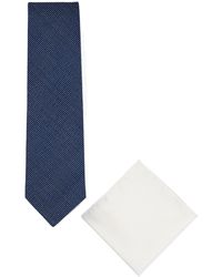 REAL GUYS - Set Krawatte Mit Passendem Einstecktuch - Lyst