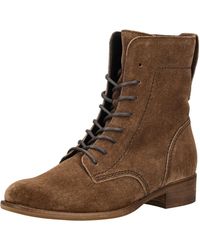 Gabor - Stiefelette Veloursleder Schnürstiefelette - Lyst