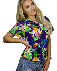 King Kameha - Bluse Parrot Cockatoo - Lyst