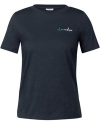 Cecil - T-Shirt Mit Print-Detail - Lyst