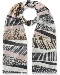 Codello - Schal Mit Animal-Muster-Mix - Lyst