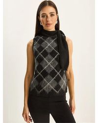 Bianco Lucci - Strickweste Pullunder - Lyst