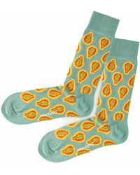 DillySocks Socken leafy confetti in Gelb Damen Bekleidung Strumpfware Socken 