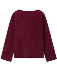 LILYSILK - Pullover Bootneck-Pullover Aus Gebürstetem Kaschmir - Lyst