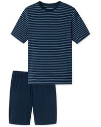 Schiesser - Pyjama Kurz Casual Essentials - Lyst