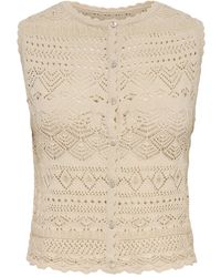 ONLY - Strickweste Onlluza - Lyst